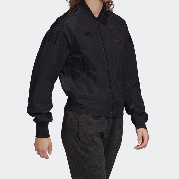 adidas Vrct Jk Woven Jacket With Tiger Embroidery Women Jackets Black FK0975