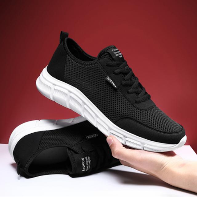 Sneakers Men Casual Mesh Breathable Sneakers Comfortable Anti Slip Running Shoes Lightweight Soft Sole Big Size39 -48 Footwear