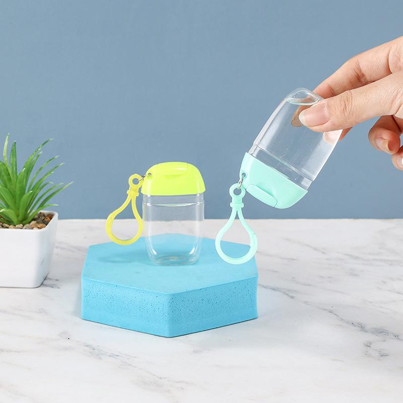 10 Pcs 30Ml Mini Soap Dispenser Container Diy Portable Refillable Bottles With Hook Hand Sanitizer Cosmetics Container Outdoor