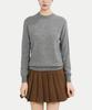 Keulleiseu 100% Wool Basic Knit Sweater_Pink