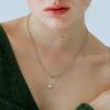 Pearlymore Small Pearl Point Surgical Two-line Necklace