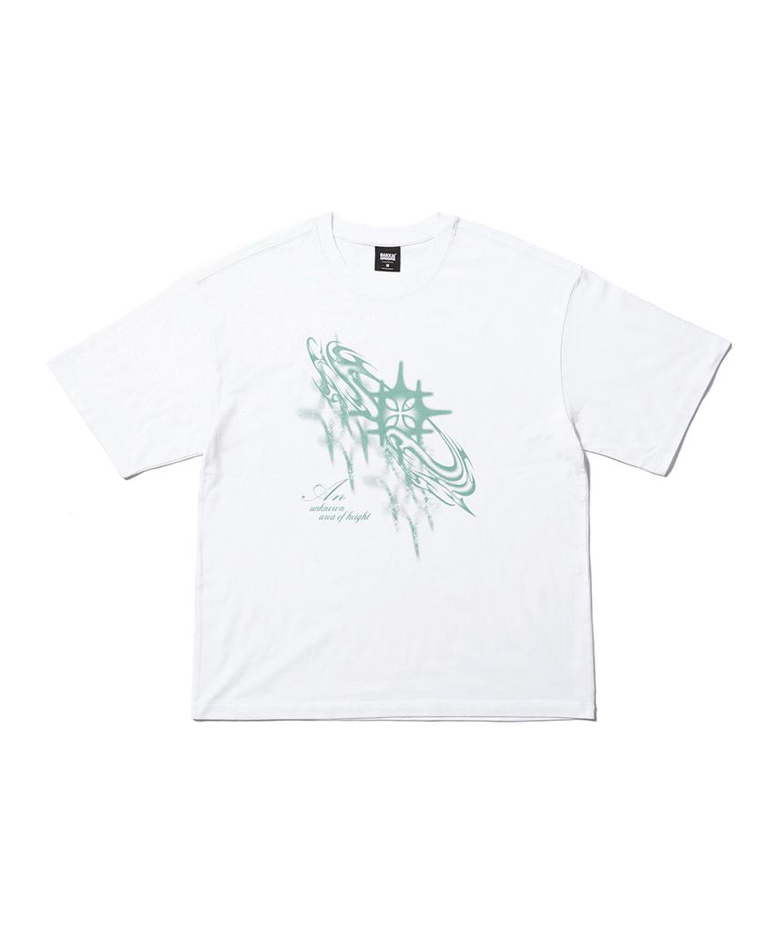 GAKKAI UNIONS Area Short Sleeve T-Shirt White