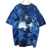 Churinga 90er Jahre Altes Kurzarm-T-Shirt L Blau Herren Gebraucht