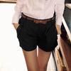 Women Fashion England Mid Waist Casual Summer Shorts Pants