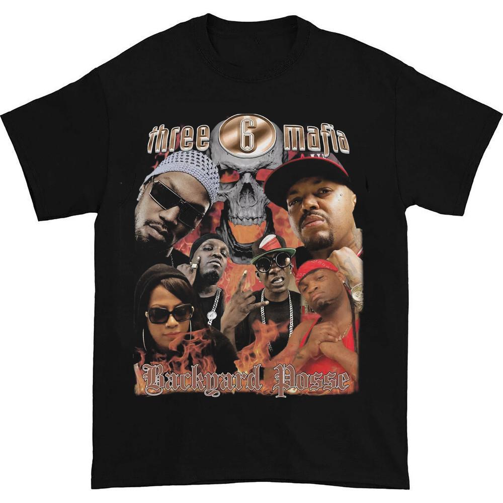 Seltenes Three 6 Mafia Band Geschenk Für Fans S bis 5XL T-Shirt GC2020 Unisex T-Shirt