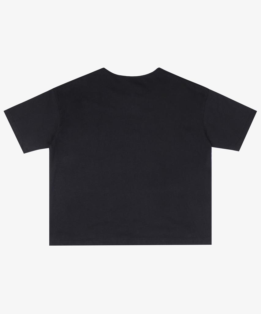 Ousa Soft U-Neck Plain Short Sleeve T-Shirt 2 Colors