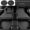 5D Luxurious Two-layer Striped Car Floor Mat for Nissan Sunny 2011-2020 NV200 NAVARA Terra 2018-2022 Car Accessories
