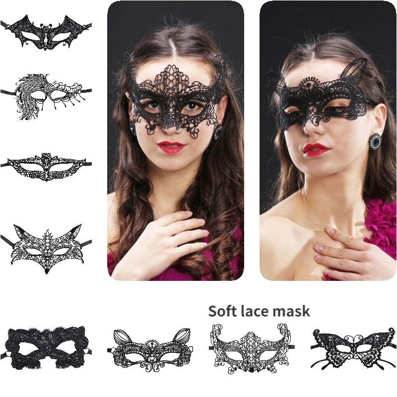 Mysterious Angel Lace Eye Mask Sexy Cosplay Costume For Christmas Party
