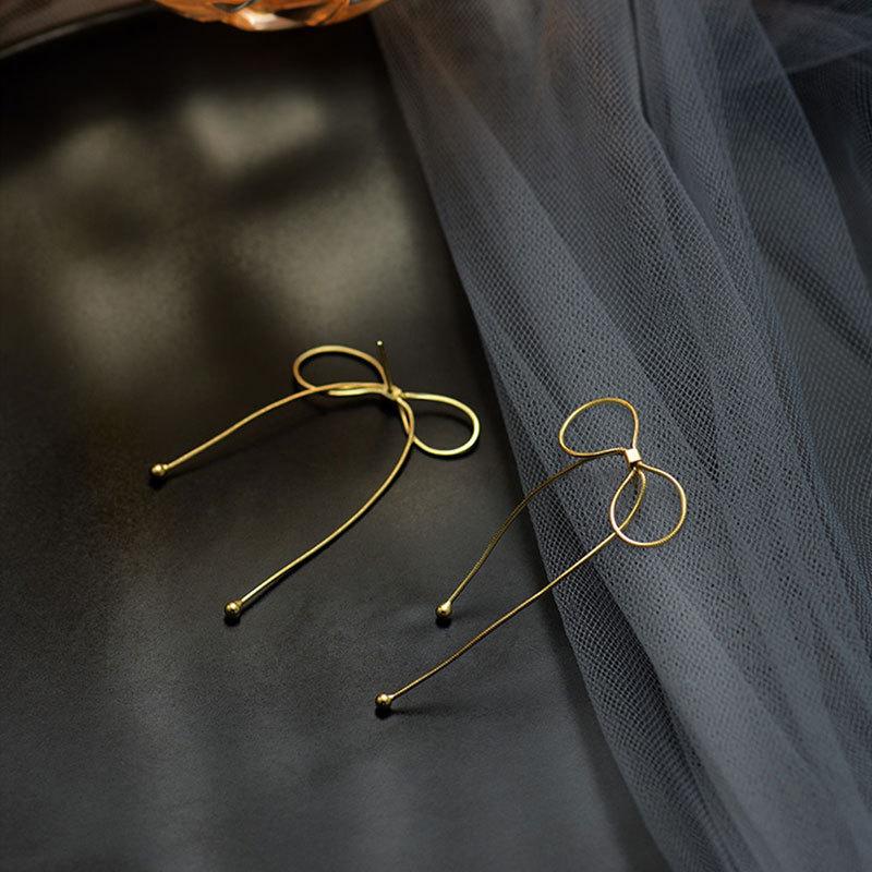 Versatile Bow Earrings That Are Being Asked about The New Style of The New Trendy Earrings with High-end Design Earrings