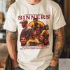 Sinners Filmt-shirt 2025 Unisex Skräck Actionfilm Tee Favoritfilm 2025 S Unisex T-shirt