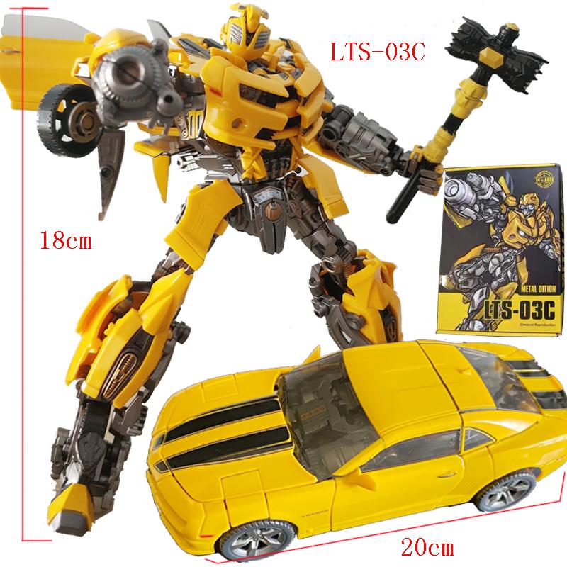 18CM Transformation Toys Hornet Warrior Bumble Autobots Action Figure Model LTS03C Bee Articulated Scale Detailed Movable Poseable Collectible