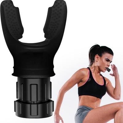 Adjustable Breathing Trainer Respiratory Muscle Training Device Portable Lung Exercise Equipment for Fitness Sports