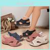 Summer Hollow Out Sandals For Women With Magic Tape Closure And Rubber Sole
