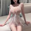 Sex Underwear Exposed Breasts Pure Desire Small Breasts Seduction Mesh Nightgown Hot No-take-off Suit Flirting Sex Underwear Uniform