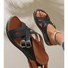 New Women Slippers Lightweight Comfortable Wedge Sandals Open Toe Anti-Slip Slippers Casual Female Platform Retro Shoes Slides