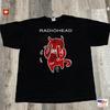New Apparel Radiohead Band TShirt Retro Style Black Unisex Tee Unisex T-Shirt