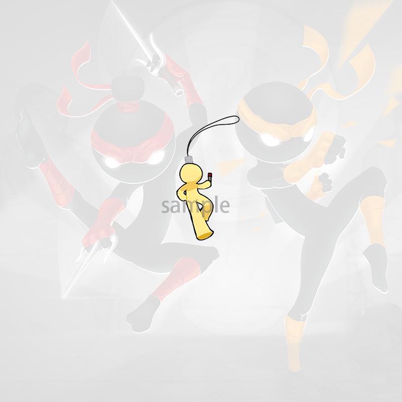 Chai Stickman Pendant: Alan Becker Fan-Made Mobile Charm for Students