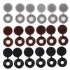 50Pc Hinged Plastic Screw Fold Caps Button For Exterior Snap Buttons Furniture Decorative Cover