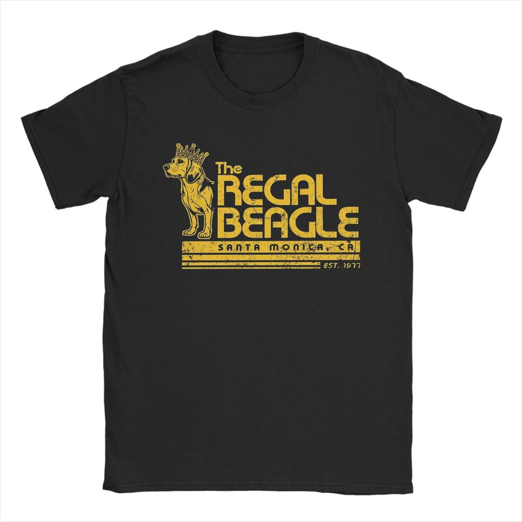 Mens The Regal Beagle T Shirts  Pure Cotton Clothes Funny Short Sleeve Crew Neck Tees Printing TShirt