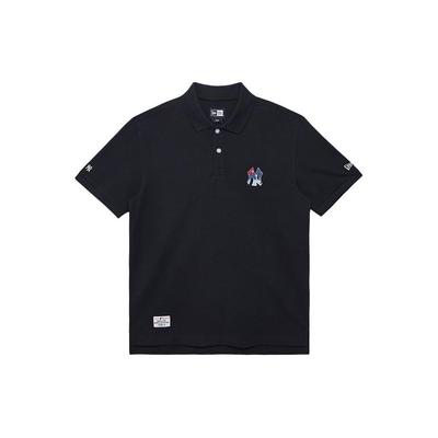 MLB Skate Series New York Yankees Letter Logo Breathable Loose Fit Short Sleeve Polo Shirt Unisex Polo Shirts 14187352