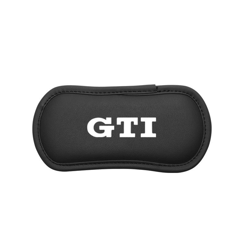 Leather Car Knee Pad Elastic Leg Cushion Armrest Pad Accessories Key For Volkswagen VW Golf  Caddy T-Cross T-ROC T5 ID3Touran CC Zr7
