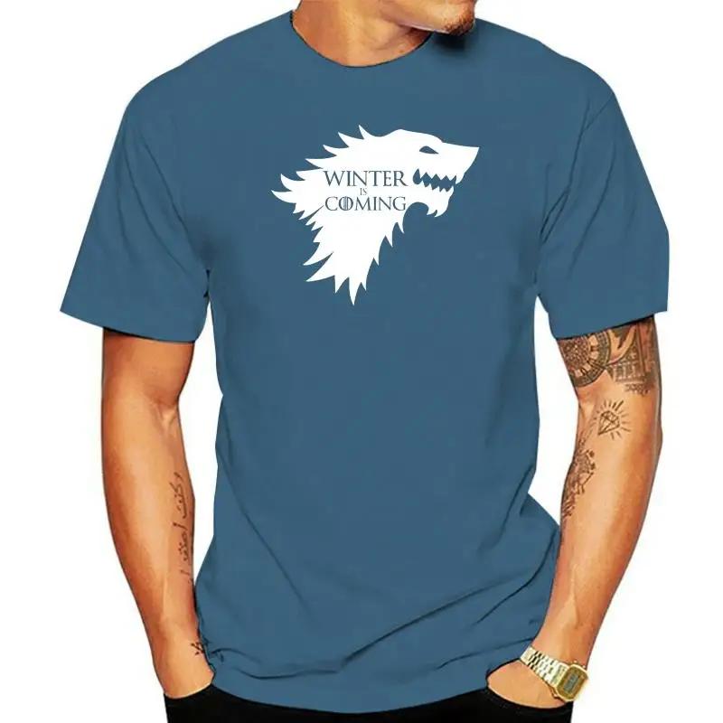 Sommer Harajuku Custom T-Shirt Schwergewicht Lässig Neuankömmling Winter kommt Zitat Slogan Geschenk der Throne Cooles Herrenspiel