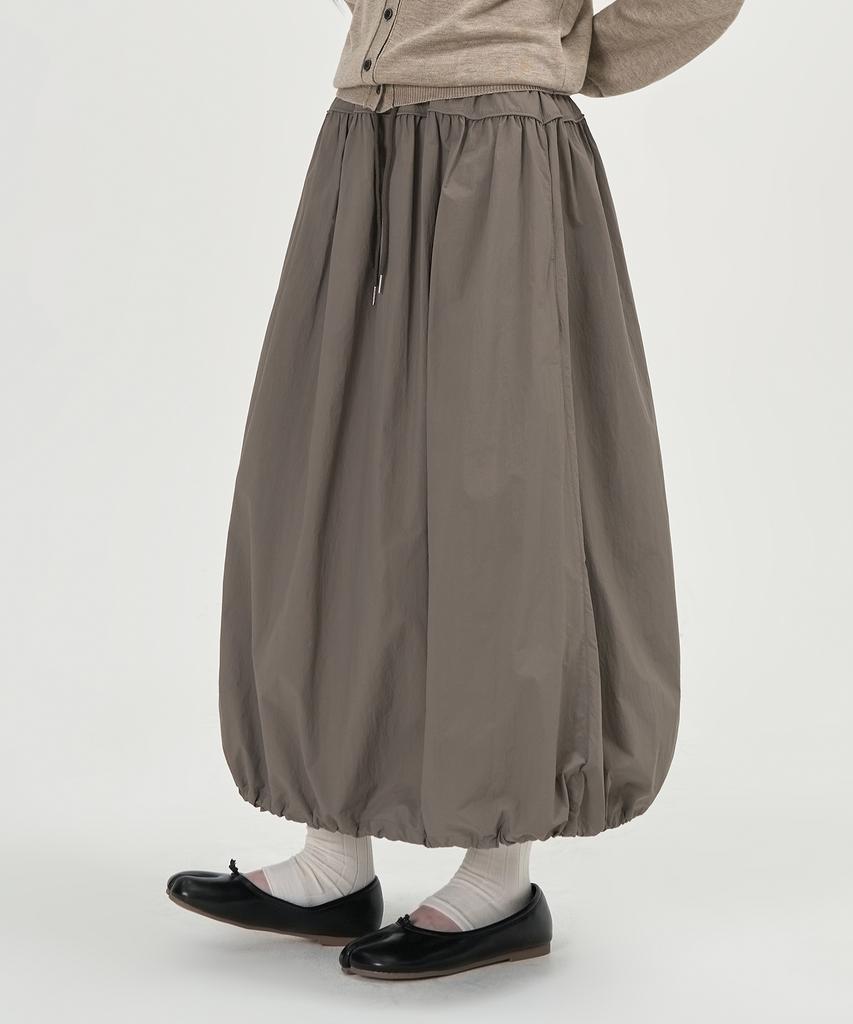 Tofi Woman W Maxi Balloon Skirt (Mocha)