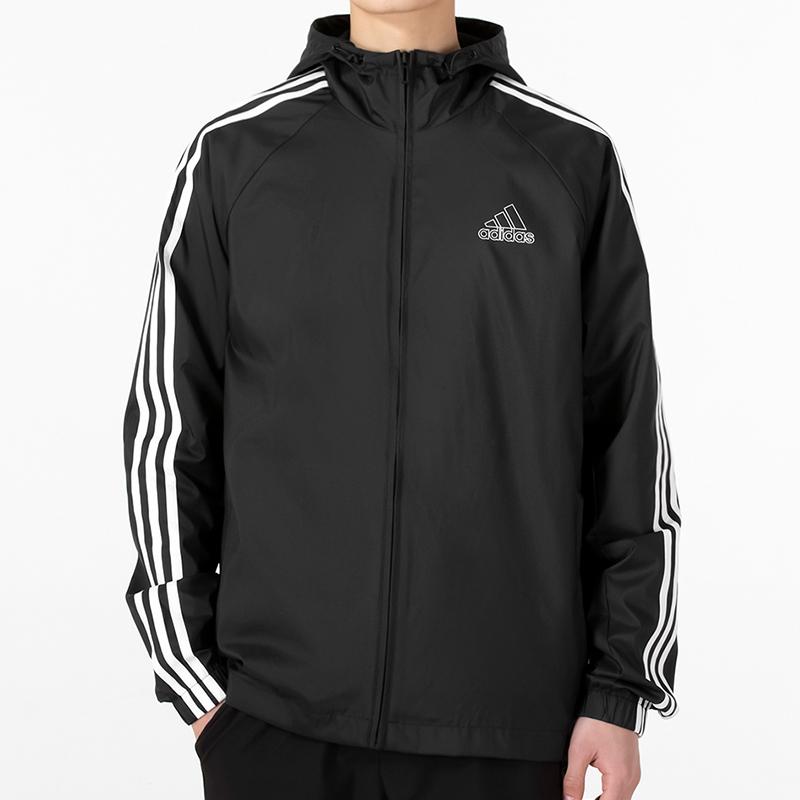 adidas 3 Stripes Jacket Fall Men's Black HE4322