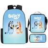 New Bloy Dog Cartoon Elementary School Bag Pencil Bag Pattern Diversified Backpack
