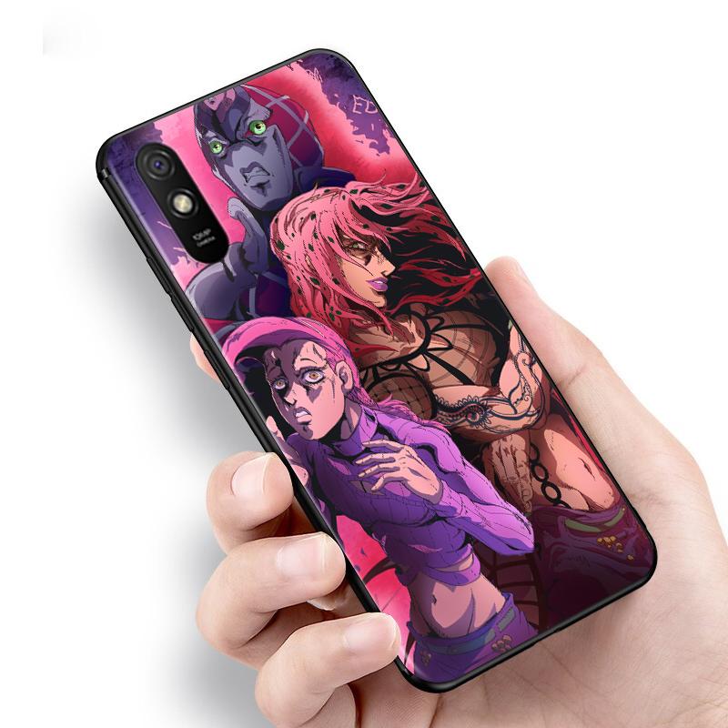 Anime JoJo Diavolo Für Xiaomi Redmi 9C 9T 9I 9AT 9A 9 8A 8 7A 7 6A 6 5 A 4X Prime Pro Plus Schwarz Weiche Handyhülle
