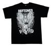 Deftones White Logo T-Shirts for Men Breathable Gothic Japanese Fashion Cotton Round Neck Short Sleeve Soft Oversized T Shirt