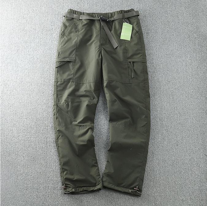 Werkzeughose Dicke wasserdichte Fleece-Cargohose Herren Damen Winter Outdoor Mehrere Taschen Lockere Gerade Overallhose