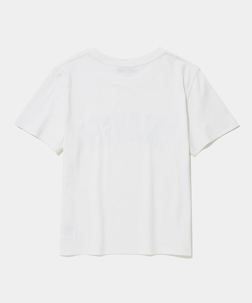 COLUMBIA UNIVERSITY Cu Arch Women Slim-Fit S/S T-Shirts_White