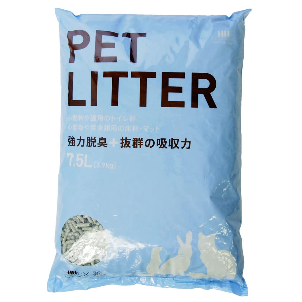 Comfortable Pet Litter for Cats, Rabbits, and Ferrets, 7.5L (3.9kg)