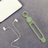 5 Pieces Cord Ties Silicone Cable Wire Ties Buckle Design Reusable Soft Cord Wraps for Kitchen Appliance Cord USB Charging Cable
