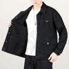 High-end Large Size Multi-pocket Baggy Denim Jacket for Men Fall Trendy Lapel Casual Jean Coat Top Outwear