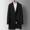 Autumn and Winter New Double-sided Woolen Wool Coat Men's Slim-fitting Mid-length Cashmere Nizi Coat Windbreaker Trend Coat