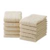 Organic Hand Towels, Set of 10, Made In Japan, Senshu Towels (Approx. 32 X 33 Cm), Off-White