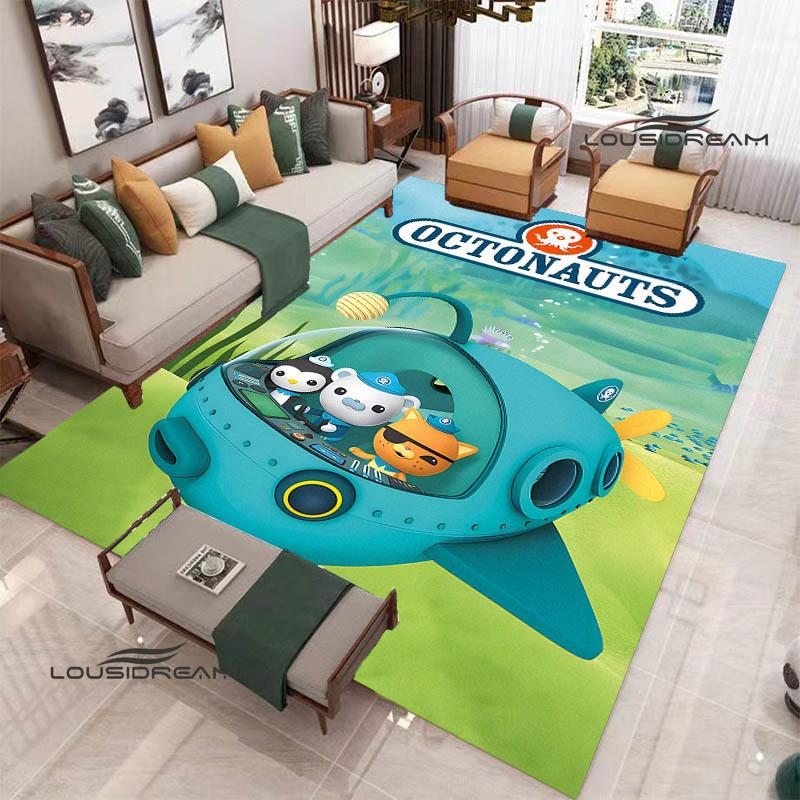 3D The-Octonauts Cartoon Printed Carpet Living Room Bedroom Non-slip Carpets Yoga Mat Outdoor Carpet Kawaii Rug Birthday Gift