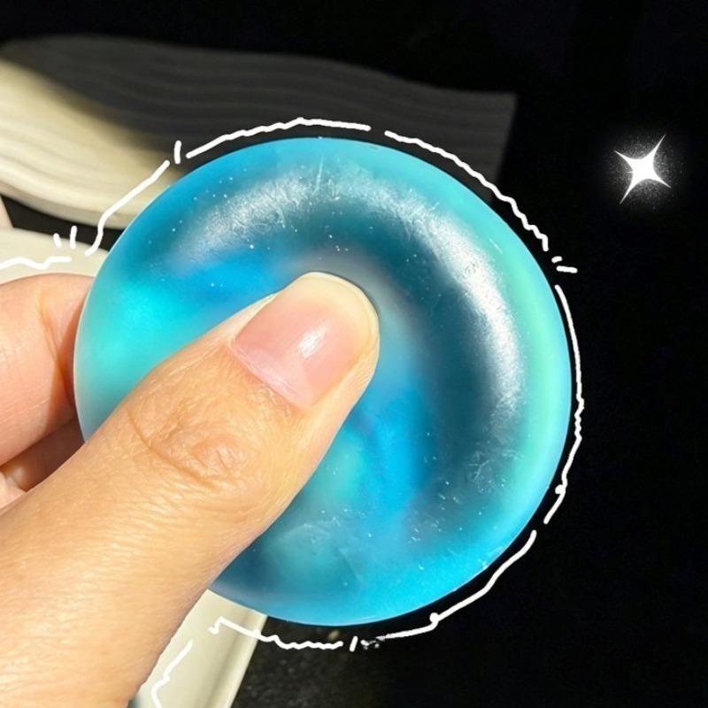 Moldable Stress Ball Coconut Oil Squishy Toy Shapeable Non-Rebound Sensory Fidget Toy Relief Reusable Decompression Toy
