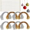 100pcs 20cm New Polyester Strings for Christmas Pendants Xmas Tree Xmas Ball Tag Tool Christmas Drop Ornament Accessories