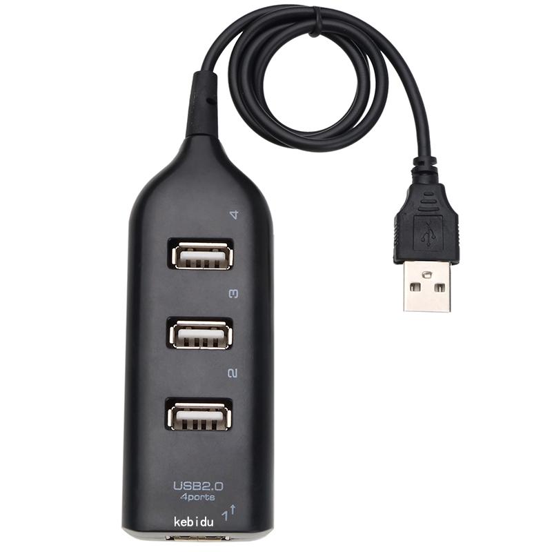 Autós Szivargyújtó Elosztó USB 2.0 Nagy Sebességű 4 Portos USB Hub Elosztó Adapter PC Számítógép Iroda Otthoni Telefon Autóhoz