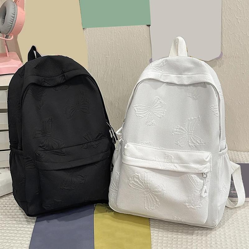 Minimalistischer Studentenrucksack Teenagerrucksack Nylonrucksack Modischer Mädchenrucksack Damen-Umhängetasche Highschool-Rucksack