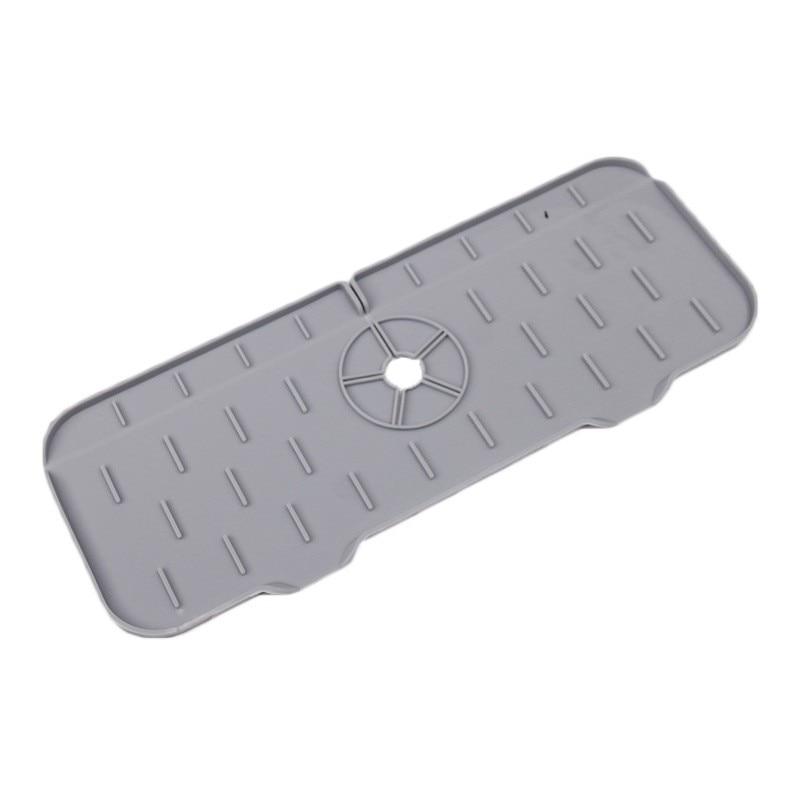 Covoraș pentru robinet Chiuvetă de bucătărie Tampă de stropire din silicon Drenaj Waterstop Protector pentru blat de baie Tavă cu uscare rapidă