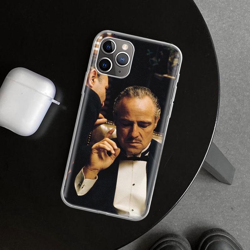 The Godfather TV Phone Case Cover for iPhone 18 11 12 13 Mini 14 15 Plus 16 Pro Max 17 Air 7 8 + SE Art Customized Fundas 11 12 13