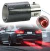 Acessórios para carros de retrofit: Tubo de escape universal, tubo de escape de fibra de carbono com emissão de LED, tubo de escape automotivo, tubo de escape de pulverização de chamas