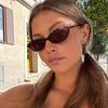 Damen Vintage Klassischer Ovaler Rahmen Modische Brille, Trendige Schutzbrille Geeignet für Tägliche Ausflüge, Urlaube, Strandpartys
