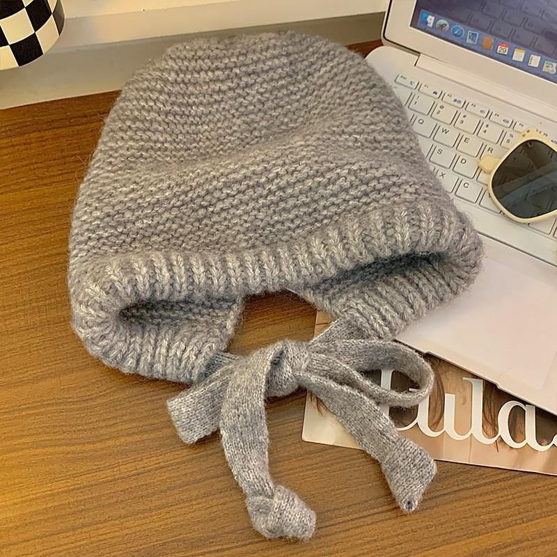 Knitted Hat Children's Winter Retro Hat Bag Hat Warm Ear Protector Wool Hat