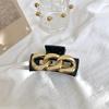 Hair Clip Updo Hair Matte Hair Pin Black Gold Chain