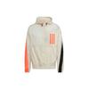 adidas Giacca Sportiva con Cappuccio Antivento Uomo Capospalla Bianco Sporco H39836